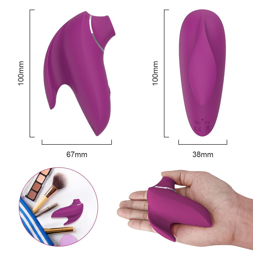 Sucking Vibrator Sex Toy For Women Vibrating Sucker Oral Clitoris Stimulator Sex Suction Vibrator Female Adults Product - Image 4